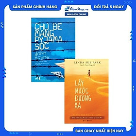 [Download Sách] Combo Chú Bé Mang Pyjama Sọc + Lấy Nước Đường Xa (Bộ 2 Cuốn) 