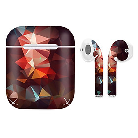 Mua Miếng dán skin chống bẩn cho tai nghe AirPods in hình Vân kim cương - BG0041 (bản không dây 1 và 2)