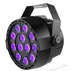 Ánh đèn Violet UVLED 12 đèn đèn chiếu sáng bức tường tím đèn đồ trang trí Giáng sinh Ánh sáng Bar đèn pha khiêu vũ