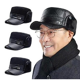 Mua  KoSuyTu  Mũ Lót Lông Cho Bố Và Ông - Kiểu Dáng Mũ Lưỡi Trai Vành Da Có Tai Che Gấp Gọn  Ấm Áp Mà Vẫn Thời Trang  Sang Trọng  Phong Độ