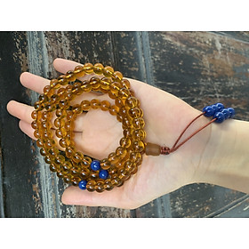 Mua Chuỗi liuli 108 hạt màu vàng đất