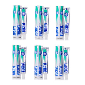 Bộ 6 hộp kem đánh trắng răng EUCRYL 62g
