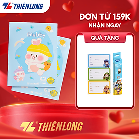 Combo 5 Tập học sinh 96 trang 5 ô ly vuông 2mm chấm kẻ 2/3 100gsm NB-118 Thiên Long - Mẫu ngẫu nhiên