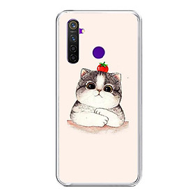 Ốp lưng điện thoại Realme 5 Pro - Silicon dẻo - 0489 CAT05 - Hàng Chính Hãng