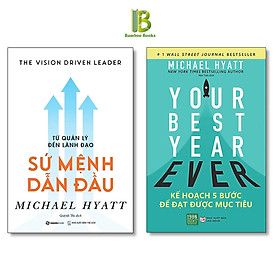 Combo 2 Tác Phẩm Của Michael Hyatt: Từ Quản Lý Đến Lãnh Đạo – Sứ Mệnh Dẫn Đầu + Kế Hoạch 5 Bước Để Đạt Được Mục Tiêu – Tặng Kèm Bookmark Bamboo Books