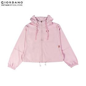 Áo khoác gió nữ windbreaker mỏng nhẹ giordano 05372003