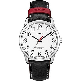 Timex Men's Easy Reader Leather Strap 38mm Watch