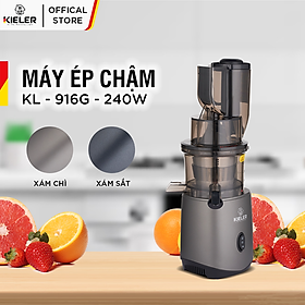 Hình ảnh Máy ép chậm trái cây Kieler KL-916G 0,7L Máy ép hoa quả hàng chính hãng Đức công suất mạnh 240W giữ nguyên dưỡng chất Vitamin