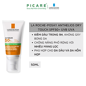 Hình ảnh Kem Chống Nắng Không Màu Kiểm Soát Dầu La Roche-Posay Anthelios XL Dry Touch Gel-Cream SPF 50+ UVB & UVA (50ml)