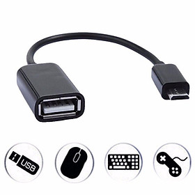 Cáp kết nối OTG Android Micro USB cổng truyền dữ liệu và cắm chuột phím cho điện thoại