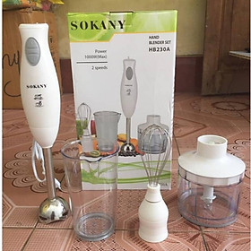 Mua Máy xay cầm tay Sokany đa năng  máy xay thịt  cá  hoa quả  đánh trứng  đánh bột HB230A