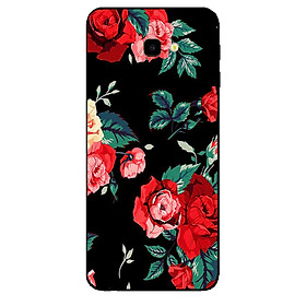 Ốp Lưng Viền TPU cho Samsung Galaxy J4 Plus - Rose 01