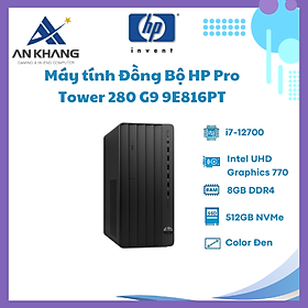 Mua Máy Tính Để Bàn HP Pro Tower 280 G9 9E816PT ( i7-12700 / 8GB / 512GB / Intel Graphics /Wlan ac+BT /USB Keyboard & Mouse/ Win11 Home) - Hàng Chính Hãng - Bảo Hành 12T