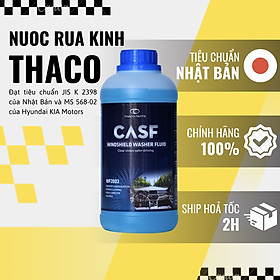 Nước rửa kính xe ô tô THACO CASF dùng cho xe TOYOTA, MAZDA, KIA - Không cần pha - Tiêu chuẩn Nhật Bản - 1 lít TKN