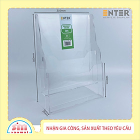 Kệ nhiều giấy 2 ngăn mica Enter C04 21x30cm A4 đứng 2mm