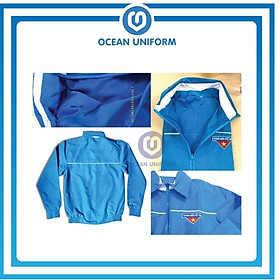 Áo khoác gió đoàn thanh niên cao cấp Ocean Uniform vải da cá, lót lưới bên trong