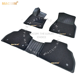 Thảm lót sàn ô tô 2 lớp cao cấp dành cho xe BMW X7 2019 - 2022 nhãn hiệu Macsim 3W chất liệu TPE
