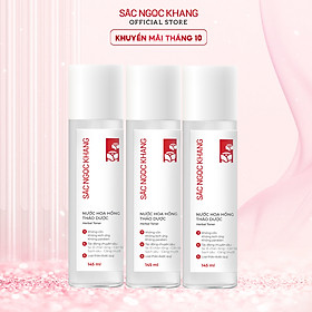 Combo 3 Chai Nước Hoa Hồng Sắc Ngọc Khang 145ml