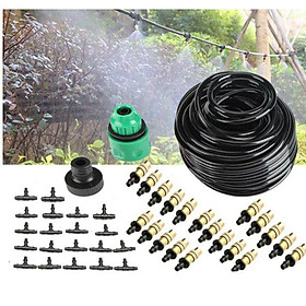 Bộ KIT Phun Sương Tưới Cây 20 Béc Bằng Đồng Tưới Lan, cây cảnh