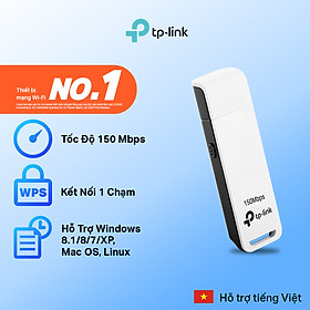 Bộ Chuyển Đổi USB Wifi TP-Link TL-WN727N Chuẩn N 150Mbps - Hàng Chính Hãng