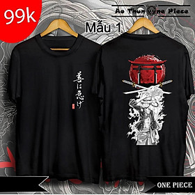 ️️Áo Thun In Hình Monkey D. Luffy, Zoro 2 Mặt "Cực Đẹp, Cực Ngầu" 2021 - Áo Thun One Piece