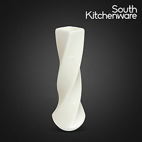 Mua CP Bình xoắn vuông sứ tráng men cao cấp Cường Phát độc đáo 18 cm sứ trắng