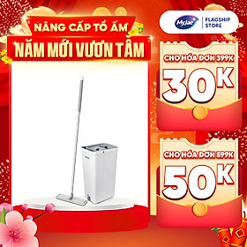 Bộ cây lau nhà tự vắt thông minh 3 thanh vắt sợi microfiber