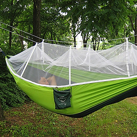 Portable Single-person Mosquito Net Hammock Hanging Bed for Travel Cam