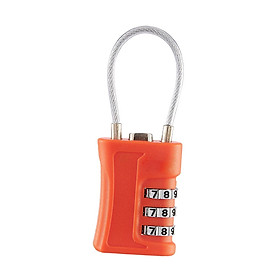 3 Digit Combination Lock Mini Padlock for Baggage Gym Locker Backpack