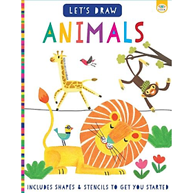 Hình ảnh Sách mỹ thuật thiếu nhi tiếng Anh: Let'S Draw: Animals