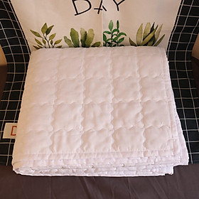 Bộ Chăn Ga Gối Cotton 80%m6/m8/2m-Tiệm Nhà MêuSet 4 Món 2 Vỏ gối ,drap , vỏ chăn Chăn Cotton 3D Lá Cọ Hàng Cao Cấp