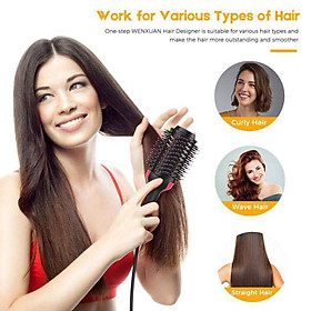 Multifunctional Anti-Static Hair Dryer Hot Air Hair Straightener Comb Hair Styling Tools Portable Hair Styler Comb Hair