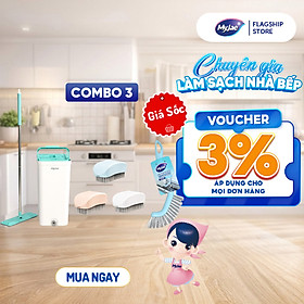 SỐ LƯỢNG CÓ HẠN - Bộ 3 món vệ sinh nhà cửa thông mình, tiện lợi, tiết kiệm thời gian