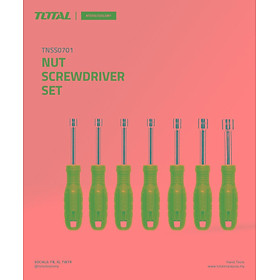 BỘ 7 TUA VÍT ĐẦU TÁN TOTAL TNSS0701 - HÀNG CHÍNH HÃNG