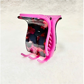 Kẹp tóc càng cua 2 lớp xịn họa tiết sang trọng phong cách Hàn Quốc