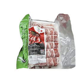 Thịt ba chỉ bò Mỹ KiwiFood 500g