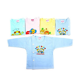 5 Áo Bác sĩ Sơ Sinh Tay dai Màu Cho Bé 2 - 12kg( chọn 1 trong 5 size)