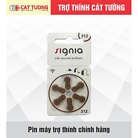 Mua PIN MÁY TRỢ THÍNH ( pin 312 ) - Hàng chính hãng SIGNIA ( SIEMENS )  dùng cho tất cả các loại máy trợ thính RIC  ITC-ITE