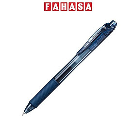 Bút Gel Bấm Energel 0.5 mm - Pentel BLN105-CAX - Mực Xanh Than