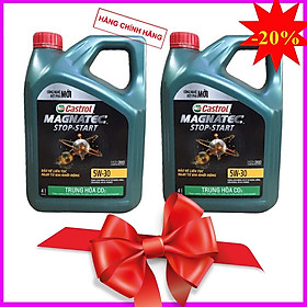 Bộ 2 can dầu nhớt Castrol Magnatec Stop Start 5W-30 4L