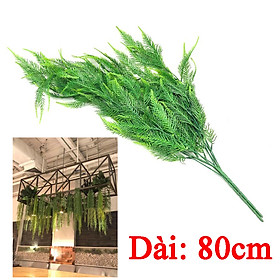 Cành cây giả lá liễu nhỏ rủ 80cm decor trang trí nhà cửa văn phòngng ( 1 Cành ) 