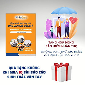 Sinh Trắc Vân Tay Gen Talents – Module Xu Hướng Năng Lực Bẩm Sinh