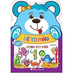 Sách Bé tô màu - Động vật biển