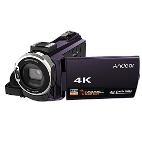 Máy Quay Video Wifi Kỹ Thuật Số Andoer Kèm 2 Pin Novatek 96660 (4K 1080P 48Mp)