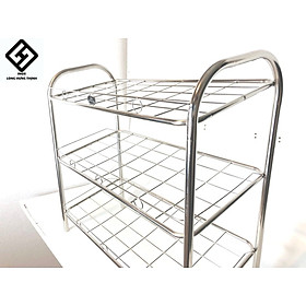 Mua Kệ giày dép INOX cao cấp  sáng bóng  không hoen gỉ  thiết kế hiện đại  kệ dựng giày  dép tiện lợi  3/4/5 tầng