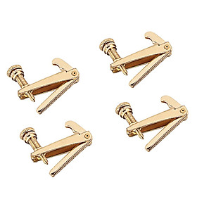 4 Pcs Of Set Violin String Fine Tuner Adjusters Violin Replacement Parts