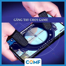 Mua Găng Tay Chơi Game Trên Điện Thoại COMF Sợi Bạc Công Nghệ Dệt 24 Kim - Hàng Chính Hãng
