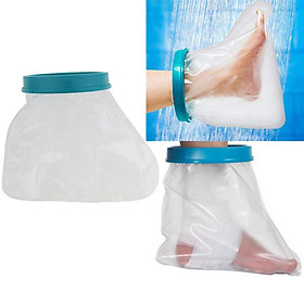 2 Pcs Reusable Waterproof Foot Cast Cover Wound Bandage Protector For Shower