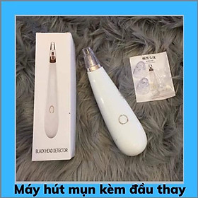 Máy hút mụn hút mụn đầu đen, hút nhờn dùng bin dễ sử dụng