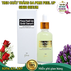 TINH CHẤT DƯỠNG TRẮNG VÀ MỜ VẾT NÁM DA FEEL UP SINBI SERUM 50ml